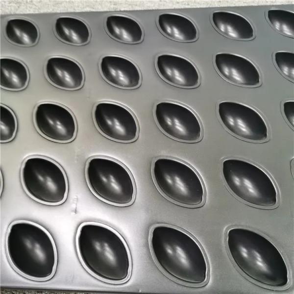 Caixinhas de cozinha de alumínio de limão não pegajoso Caixinhas de bolo pequenas preto