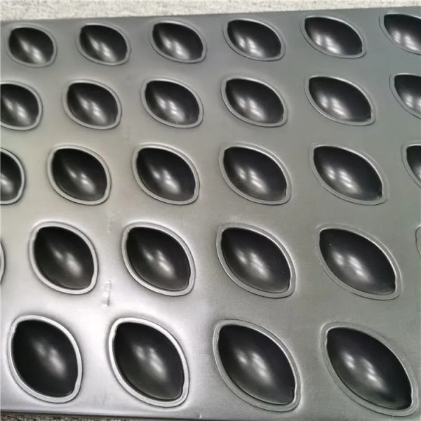 Лимонные алюминиевые сковородки для выпечки Непримечательные маленькие пирожные сковородки Черные