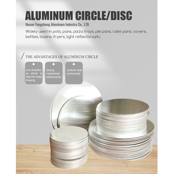 Aluminum Discs / Blanks | For Kitchenware, Signage, Auto Parts & Electronics | Multiple Alloys & Tempers Available | Custom Sizes Supported