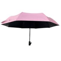 Próximos abertos guarda-chuva auto 3 de dobramento de UPF 30 com enegrecer o revestimento UV
