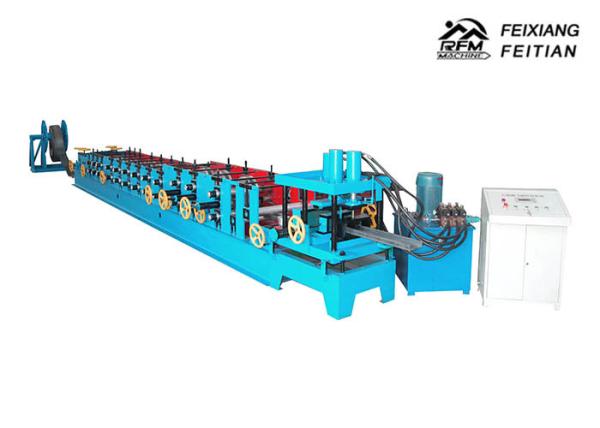 Metal Steel C Purlin Roll Forming Machine 1.5 - 3mm Thickness With 80mm Roller Diameter