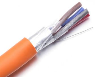 2c 1.5mm Shielded Fire Alarm Cable LPCB BS6387 PH120 Standard LSZH Jacket