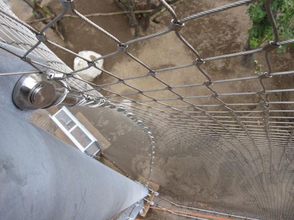 Animal Enclosure Flexible Stainless Steel Wire Mesh Hand Woven Cable For Zoo