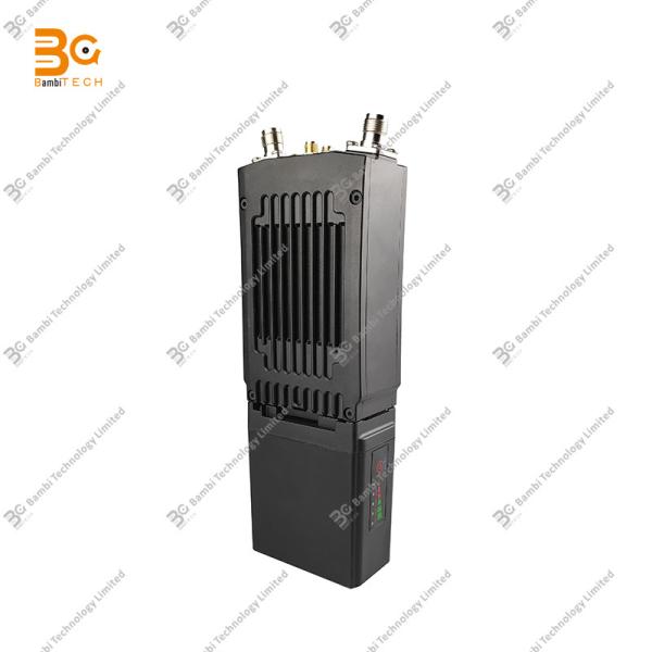 Ground line-of-sight transmission 5 km  mesh ad hoc network single-soldier radio wireless image transmission receiver, relay