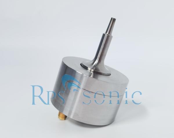 100W 50Khz Titanium Focus Mist Ultrasonic Spray Nozzle For Thin Film Solar Cell