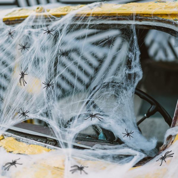 Polyester Spider Web Cotton Thread Haunted House Decoration for Halloween Party Props
