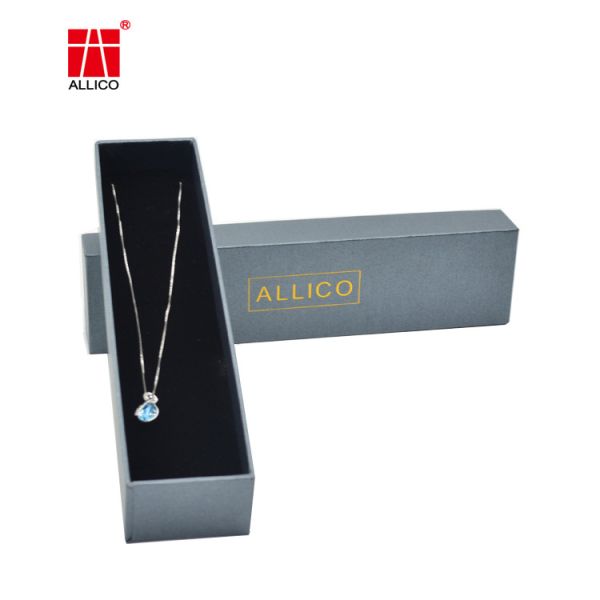 BSCI Necklace Cardboard Jewelry Gift Box Pantone Printing