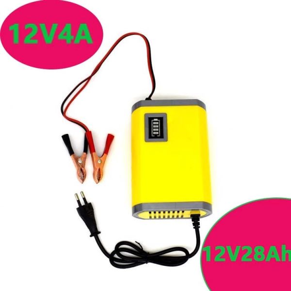 360W Motorcycle Car Battery Charger , 12V8A Pulse Battery Charger