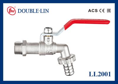 1/2 x 3/4 Brass Hose Bibcock