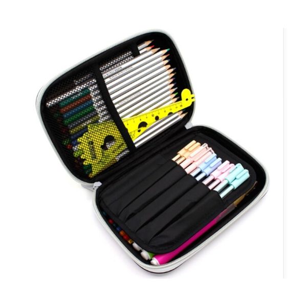 Custom EVA Pencil Case With Cartoon Pattern , Durable Hard Shell Pencil Case