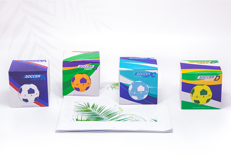 Football Countdown Cute Kitchen Timer 7x7 cm 73g mechanical design