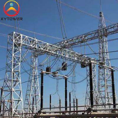 Galvanized Steel Framework Power Transformer Substation Structure