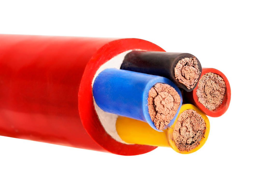 Промышленная изоляция 600В 200К силиконовой резины оплетенного провода стеклоткани