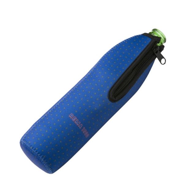 Shock Resistant Insulated Wine Cooler Bags , Silk Printing Glove Portable Wine Cooler Bag