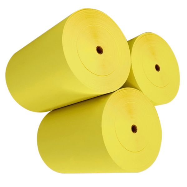 Self Adhesive Silicone Release Paper Glassine Jumbo Roll in White/Yellow/Blue