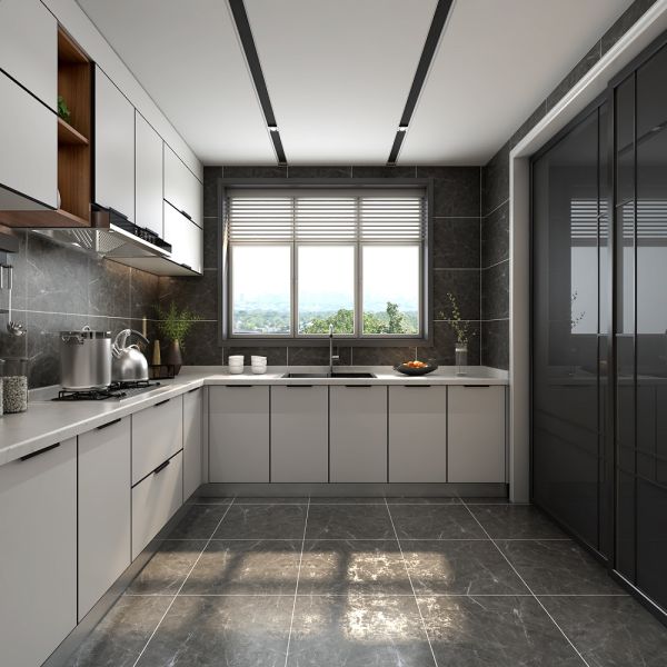 Transform Your Apartment Kitchen with Italian Style Custom Waterproof Wooden Cabinets