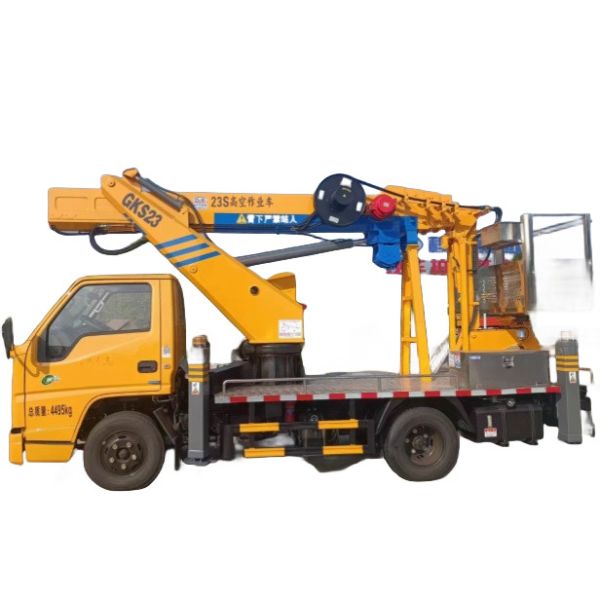 Camión de alta plataforma de elevación de 115 CV 4x2 para operaciones fáciles