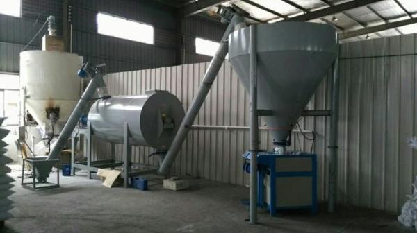 Do revestimento esparadrapo da massa de vidraceiro da parede da planta do misturador da telha linha de produção seca da máquina da mistura do almofariz