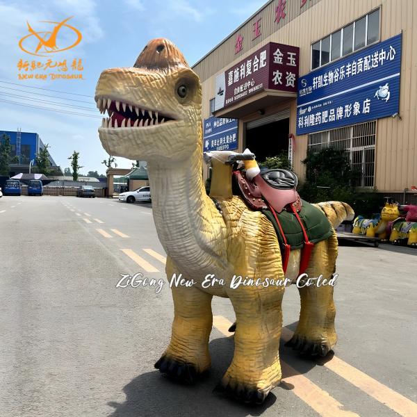 Interactive Large Size Children Amusement Dinosaur Rides for Playground And Square