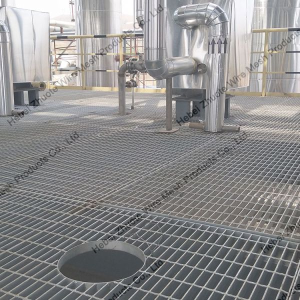 Square Durable Office Building 5mm 316 Stainless Steel Grating