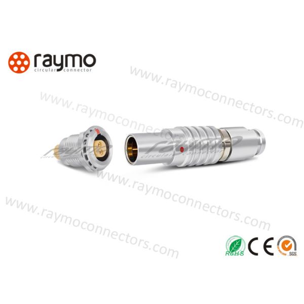 Push Pull Circular Electrical Connectors, Brass Electrical Connectors CE ROHS Approval