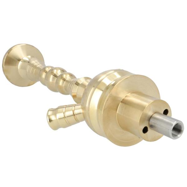 Brass Chrom Gold Smoking Hookah 2 Holes Type CNC Machining Products