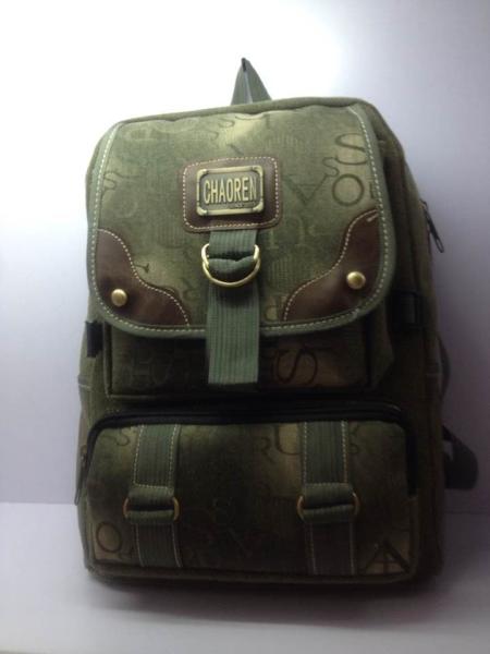 Fashion canvas backpack