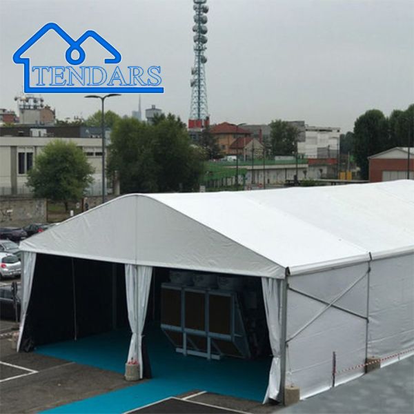 Reinforced Steel 10x20m Sports Hall Tent Fire-Retardant Cover Wind-Resistant for Indoor Stadium