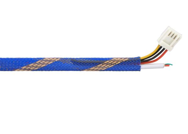 Hot Cut Flexible Braided Wire Covers UV Resistance Environment Friendly