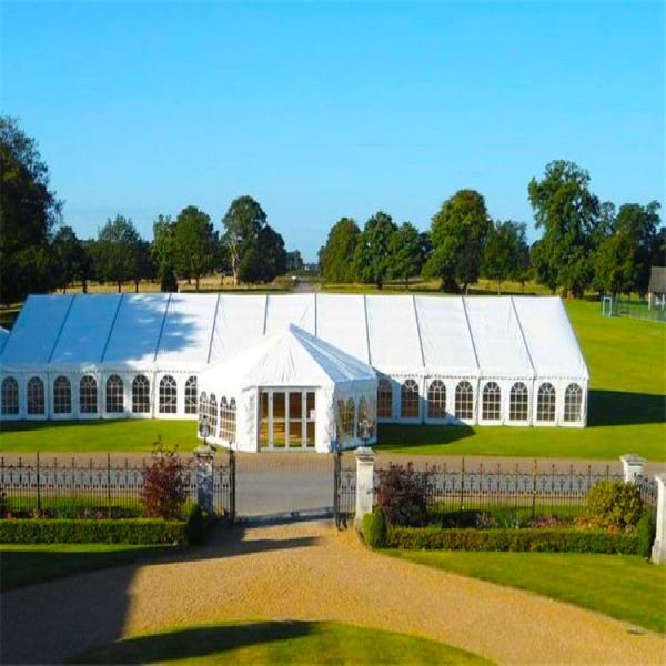 Reception Party Square Marquee Tent 10*10m Aluminum Alloy Structure Steel Connection