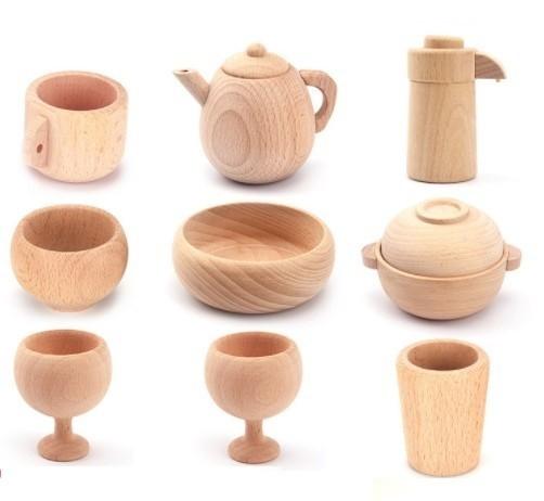 Eco-friendly Wooden 3D Building Blocks Creative Art Gift Home Ornament Decoration Solid Wood Kids Toys DIY wooden toy