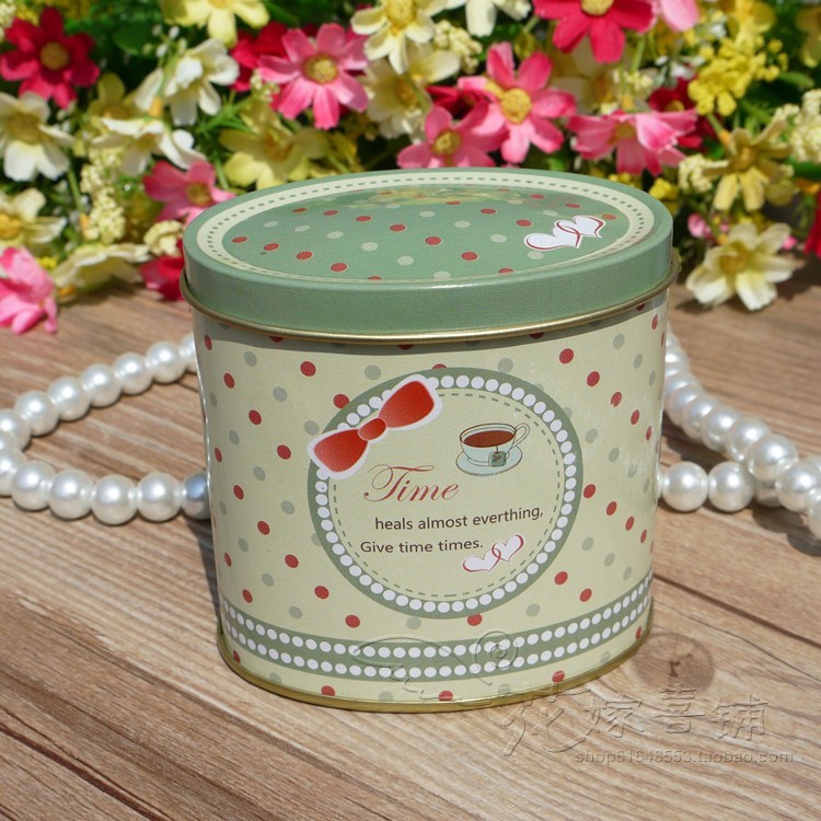 Custom Candy Jelly Mini Tin Box Removable Handle Recyclable Can