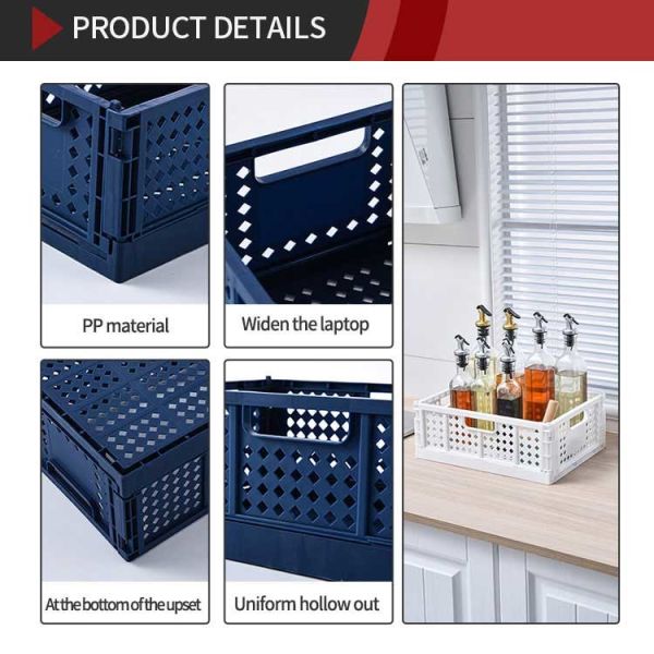 Sonsill Мультисцена сгустило прямоугольник пластиковых тар для хранения домочадца Washable