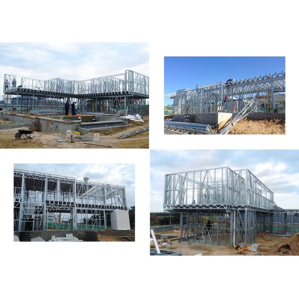 Панельный дом, светлая стальная модульная вилла, модульные Prefab дома для офиса