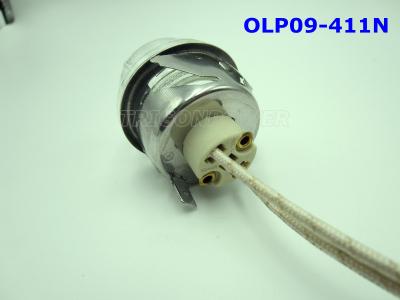 Bright Silver Oven Lamp Holder OLP09-411N FASTON 6.3 X 0.8 For Microwave Oven