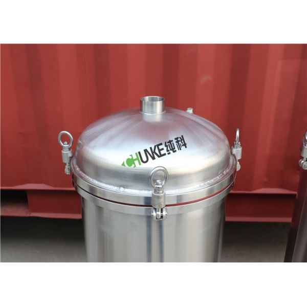 Корпус фильтра патрона СС304 316/танк сосуда фильтра для чистки завода РО легкой