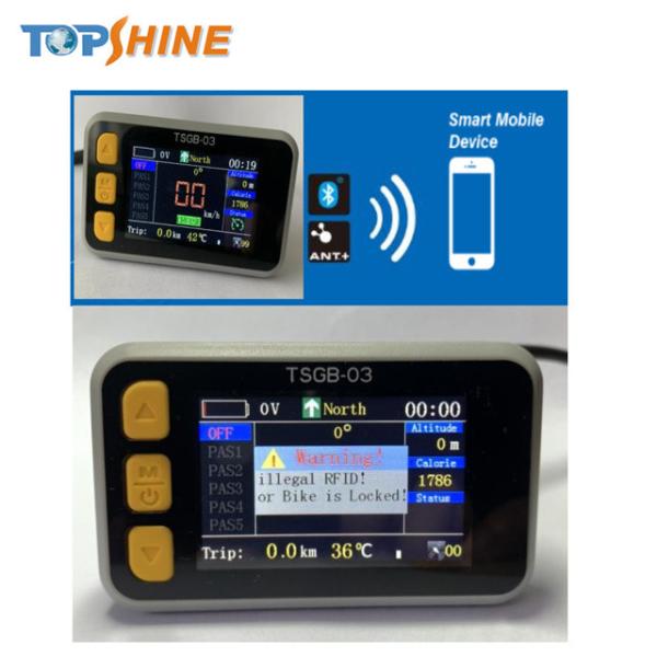 Visor colorido motocicletas GPS rastreamento de carros com sistema Bluetooth RFID