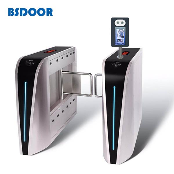 Supermarket  Security Optical Swing Turnstile Entrance Access Control