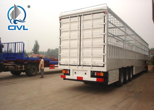 CIVL New 3 Axles High Column Frame Cargo  Semi Trailers For Poultry Transportation