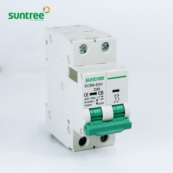SCB8-63H 16A 32A 63A 2P 4P MCB Circuit Breakers