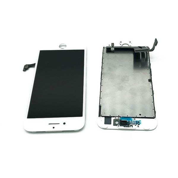 Full Original Iphone 7 LCD Screen Replacement White iphone7 Display Assembly with Frame Black