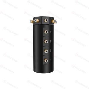Durable Rotary Hydraulic Joint Eight Circuits M5 Ports HJ0640-08M5