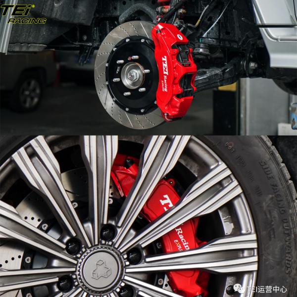 Front Big Brake Kit 6 Piston Caliper with 405x34mm rotor BBK auto brake system For Cybertank 300 21 Inch car rim
