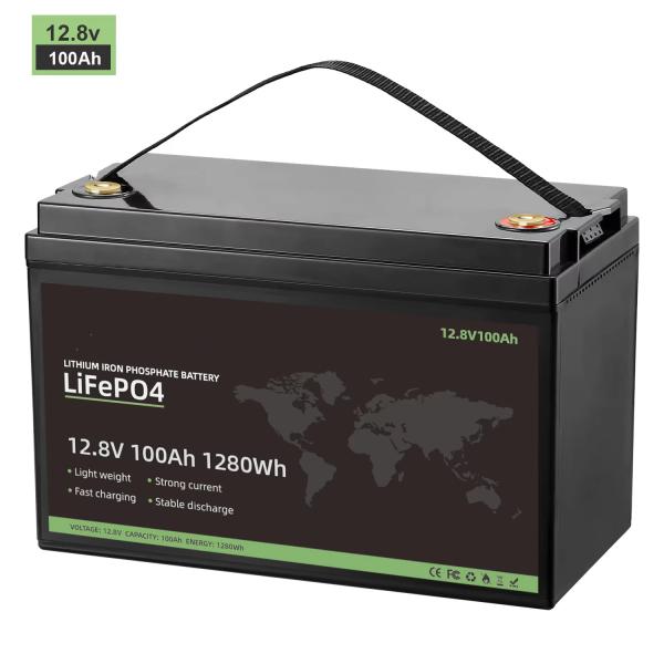 12.8V 100AH Lifepo4 Battery Pack LFP Lithium Ion Battery For Motorhome