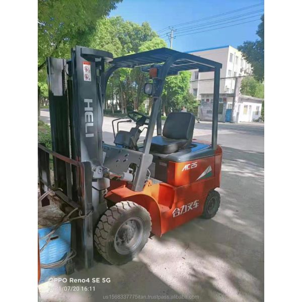 Fork Width 4.5 TCM Heli AC25 Forklift Original Top Performance Used Diesel Forklift