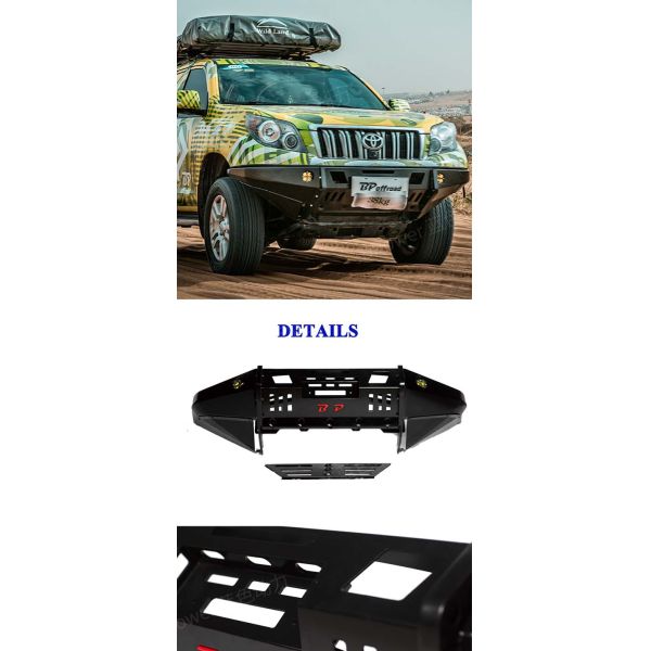 LC150-A10L-H110 Black Off Road Bumpers , Front Bar Bumper For TOYOTA SUV