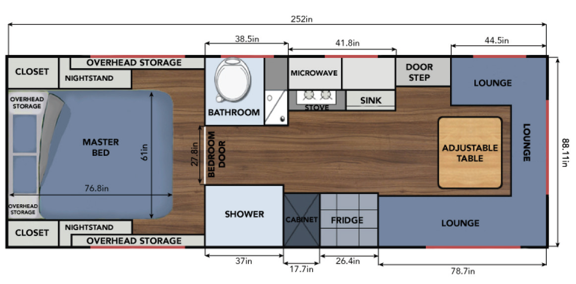 Hard Top Campsite Caravan Ride Dirt Camper Van Dirt Caravan Adventure Travel Large Caravan Ride