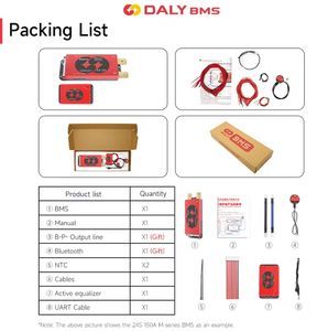 8s-17s Battery Strings BMS with Active Balance and 60A Discharge