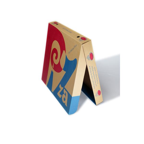 Custom Logo Eco-Friendly Pizza Box For Food Grade Packaging OEM Service Accepted