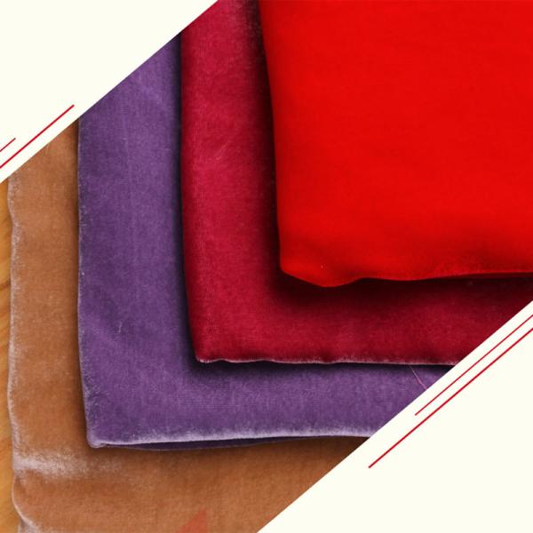 Tela viscosa de seda média de veludo do peso 200gsm para Autumn Winter